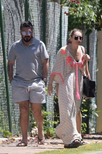 *EXCLUSIVE* Gennaro Gattuso and his family in Marbella