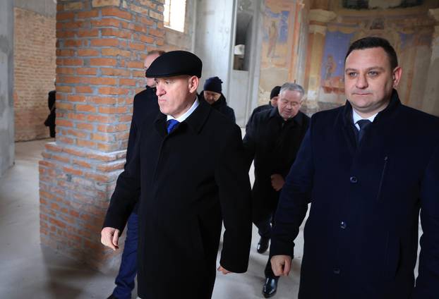 Žažina: Obilazak obnove crkve sv. Nikole i Vida