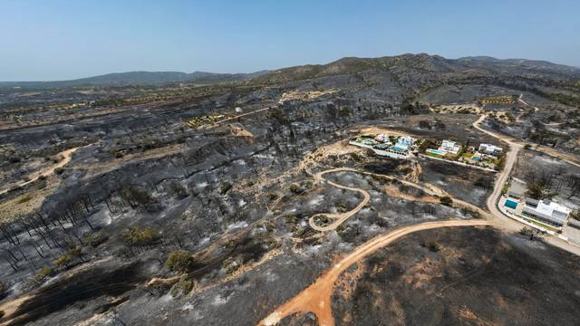 Forest fires in Greece - Rhodes