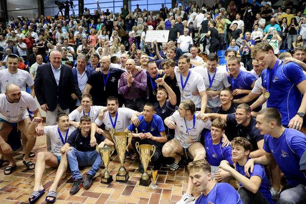 Split: Vaterpolisti Jadrana obranili naslov prvaka treću godinu zaredom