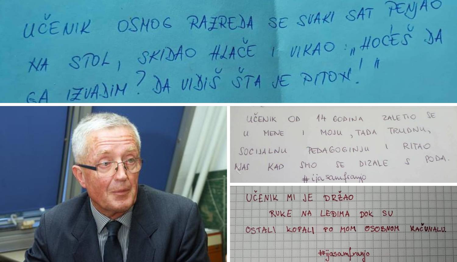 'Učenik mi je poslao sliku svog penisa i napisao da bi me j***'