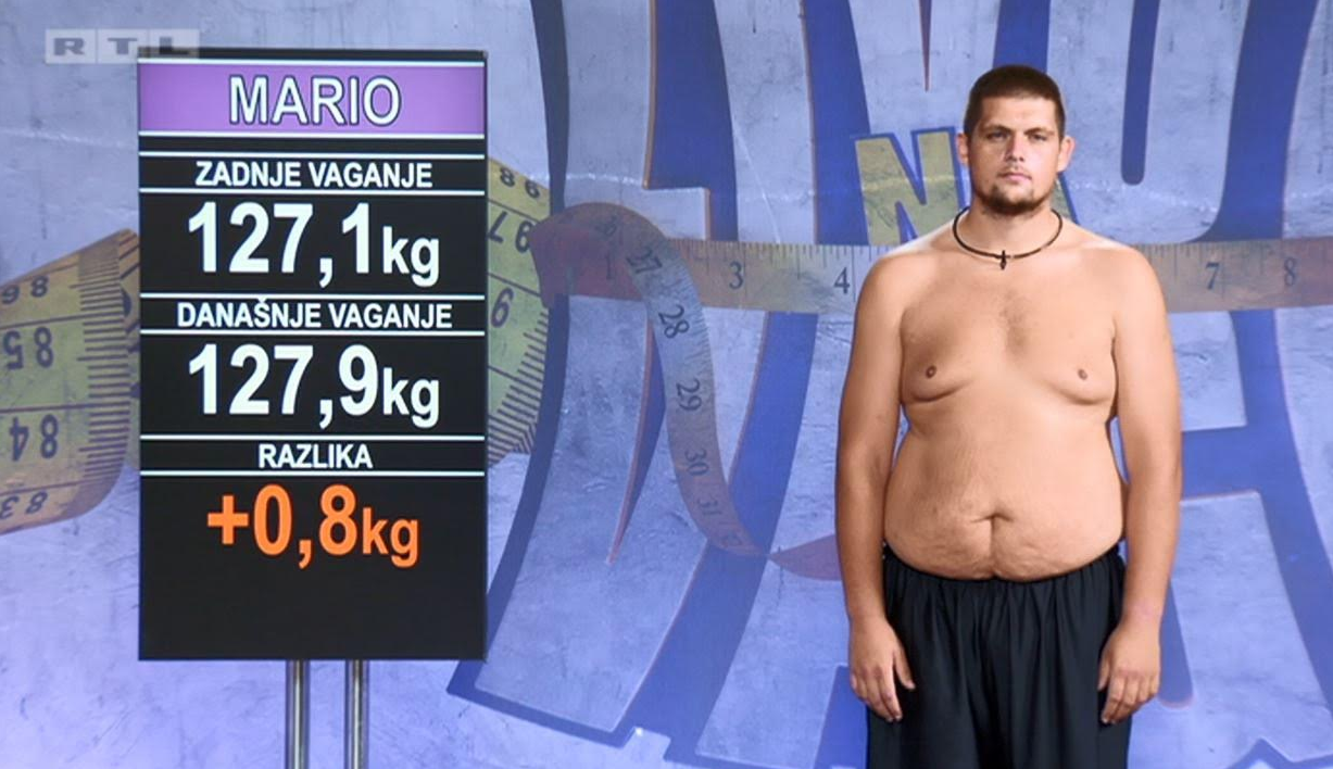 Mario se udebljao 0.8 kila, a Miro zbog zdravlja nije vježbao