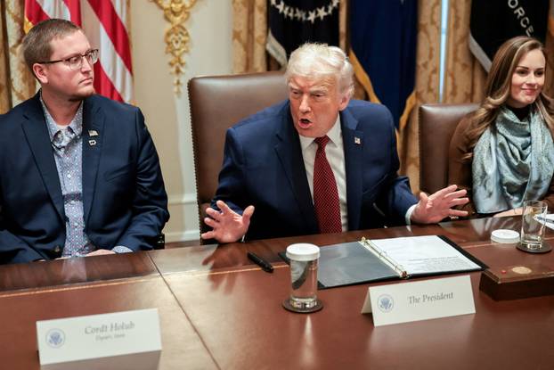 FILE PHOTO: U.S. President Trump leads roundtable discussion at White House in Washington, D.C.