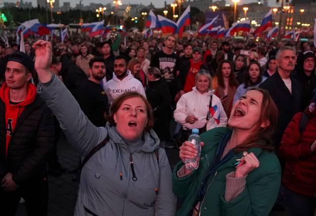 Concert marking Russia's annexation of four Ukrainian territories held in Moscow