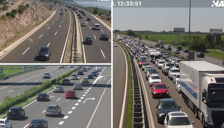 Ogromne gužve kod Karlovca i na Krčkom mostu, kod Svetog Roka vozi se u koloni za Zagreb