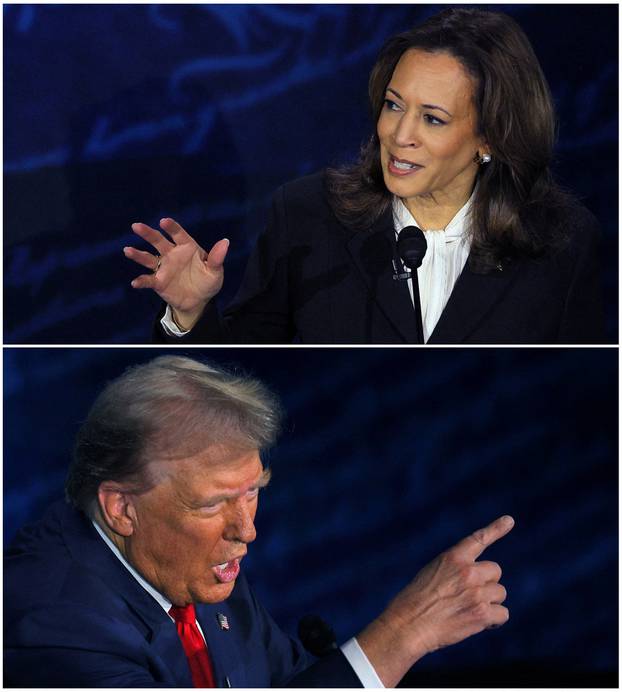 Harris-Trump presidential debate hosted by ABC in Philadelphia, Pennsylvania