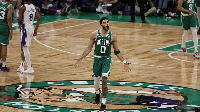 NBA: Playoffs-Philadelphia 76ers at Boston Celtics