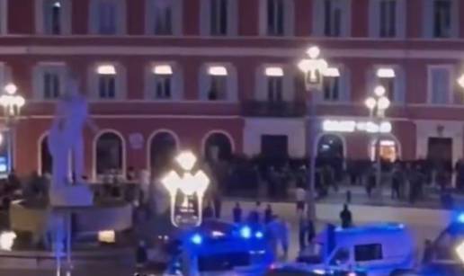 VIDEO Makljaža u Nici: Uhitili više od 100 Rominih navijača