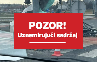 Stravične scene iz Velike Gorice: Muškarac bježao policiji i zabio se u semafor. Umro dječak (14)