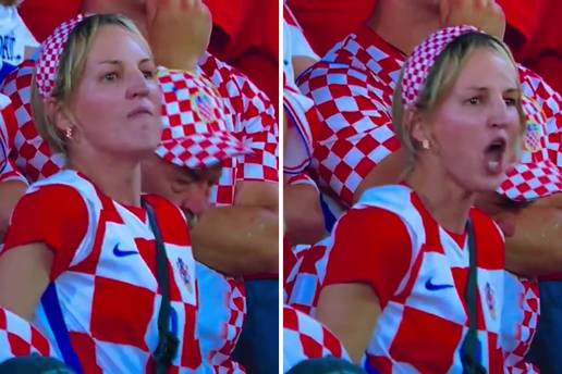 Oglasila se hit navija&ccaron;ica &ccaron;iju su reakciju vidjeli milijuni. 'Neka je svijet to vidio, ponosna sam!'