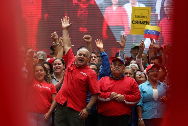 Supporters of Venezuela