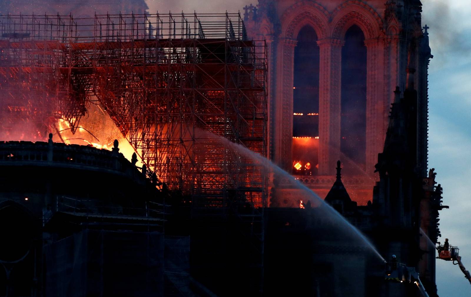 Fire at Notre Dame Cathedral in Paris