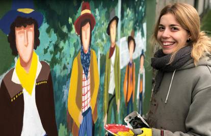 Umjetnica Mia: Smogovci su mi obilježili djetinjstvo, a sada radim njihove murale u Naselku