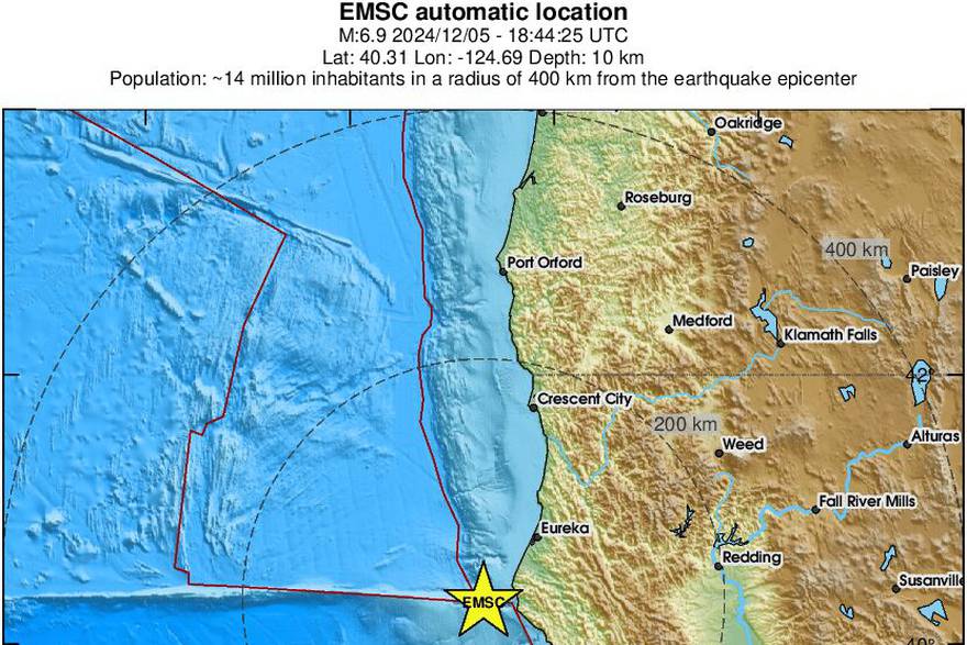 Potres magnitude 7,0 uzdrmao je Kaliforniju. Vlasti su odmah izdale i upozorenja za tsunami