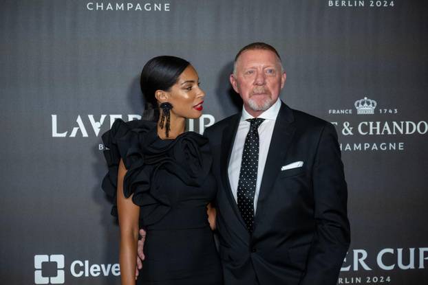 Boris Becker i  supruga Lilian de Carvalho Monteiro na ve?eri otvaranja teniskog turnira Laver Cup