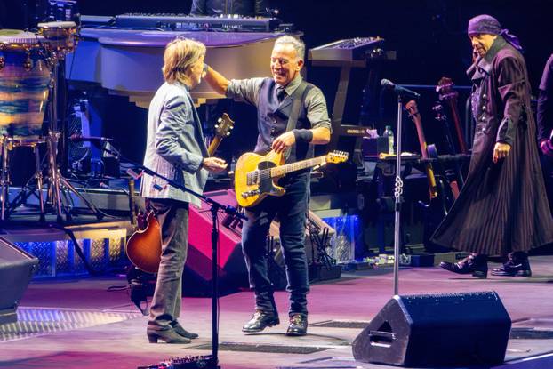 Bruce Springsteen Downs Whiskey And Duets With Paul McCartney In Liverpool - 08 Jun 2025