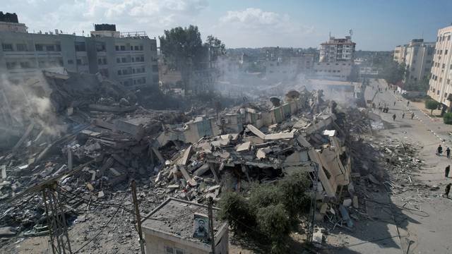 Aftermath of Israeli strikes in Zahara City