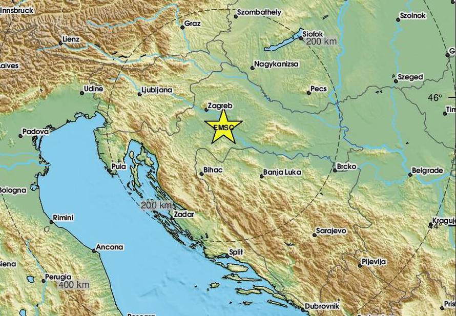 Potres od 4 prema Richteru kod Siska! U gradu ostali bez struje: 'Čulo se kao da je bomba pukla'