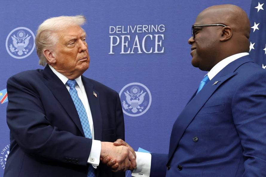 U.S. President Trump hosts leaders of Congo and Rwanda, in Washington
