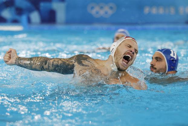 Water Polo - Men's Preliminary Round - Group A - Croatia vs Greece