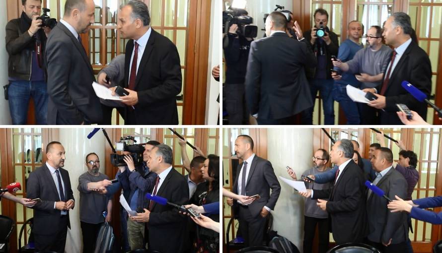 Zekanović je uletio na pressicu Kajtazija: 'Dođite na prosvjed'