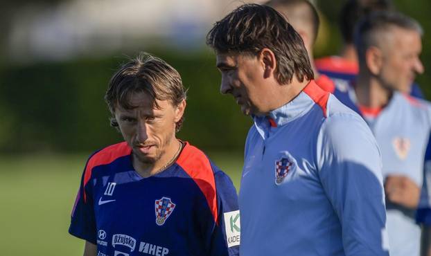 Zagreb: Trening hrvatske nogometne reprezentacije