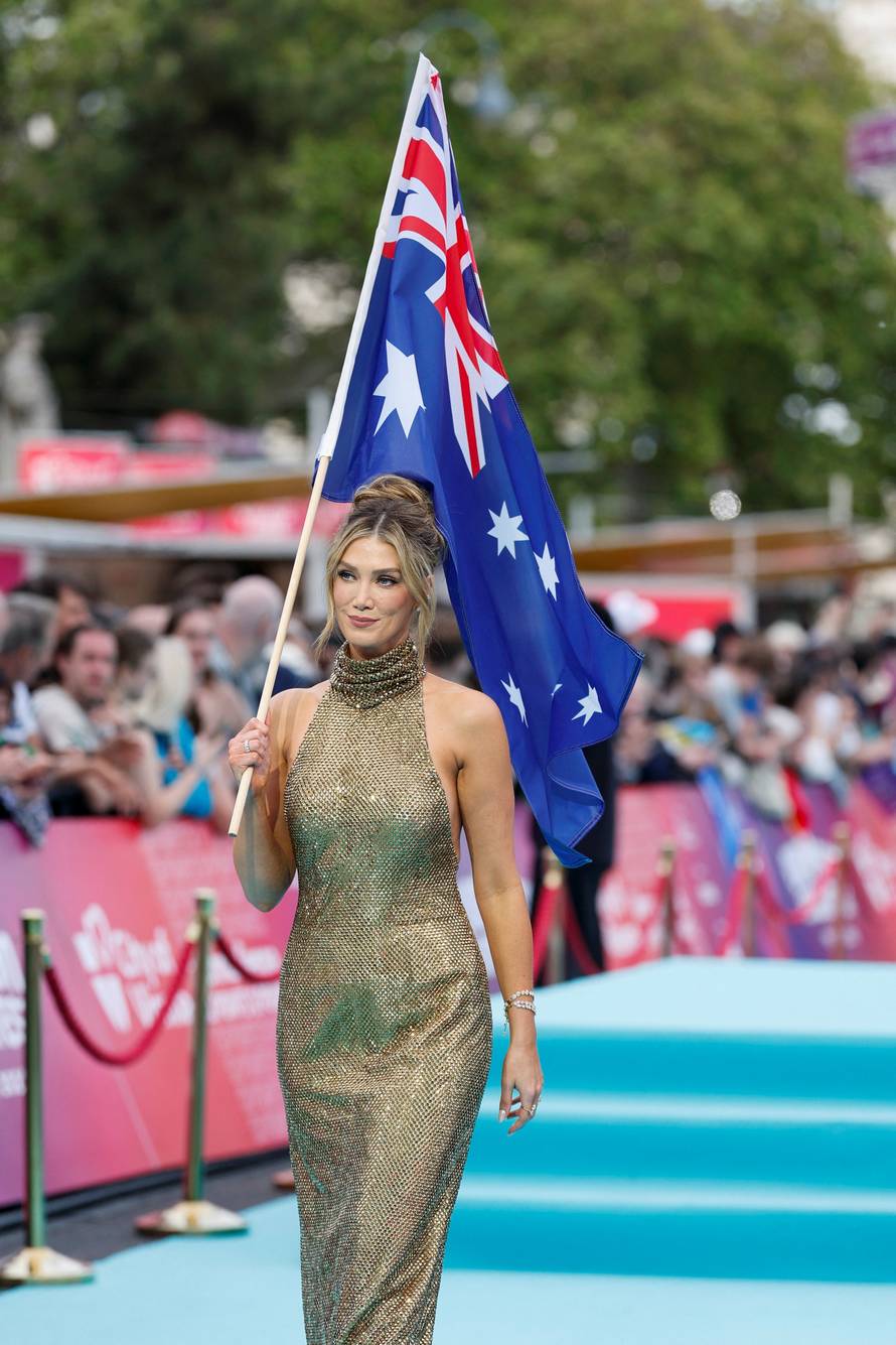 Eurovision Song Contest's 'Turquoise Carpet' event in Vienna