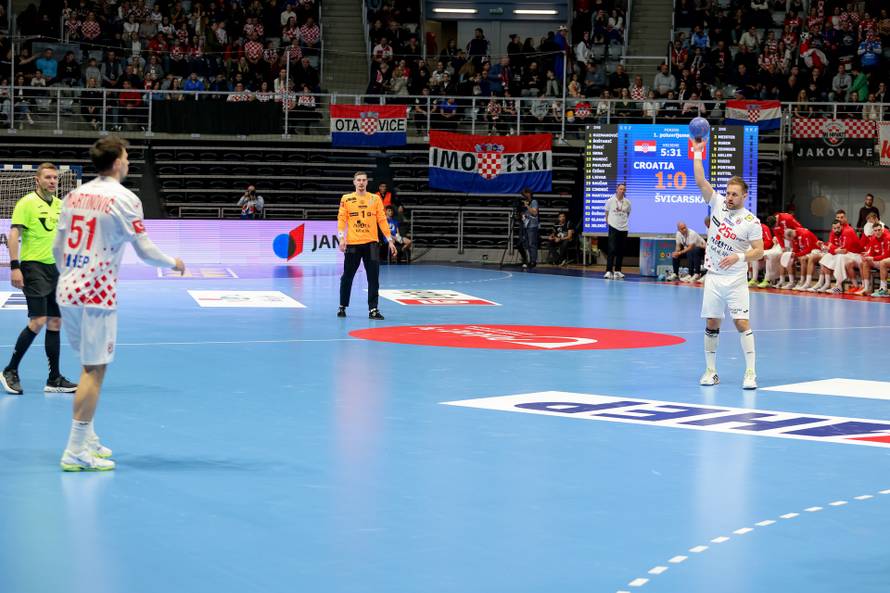 Zadar: Prijateljska utakmica između Hrvatske i Švicarske