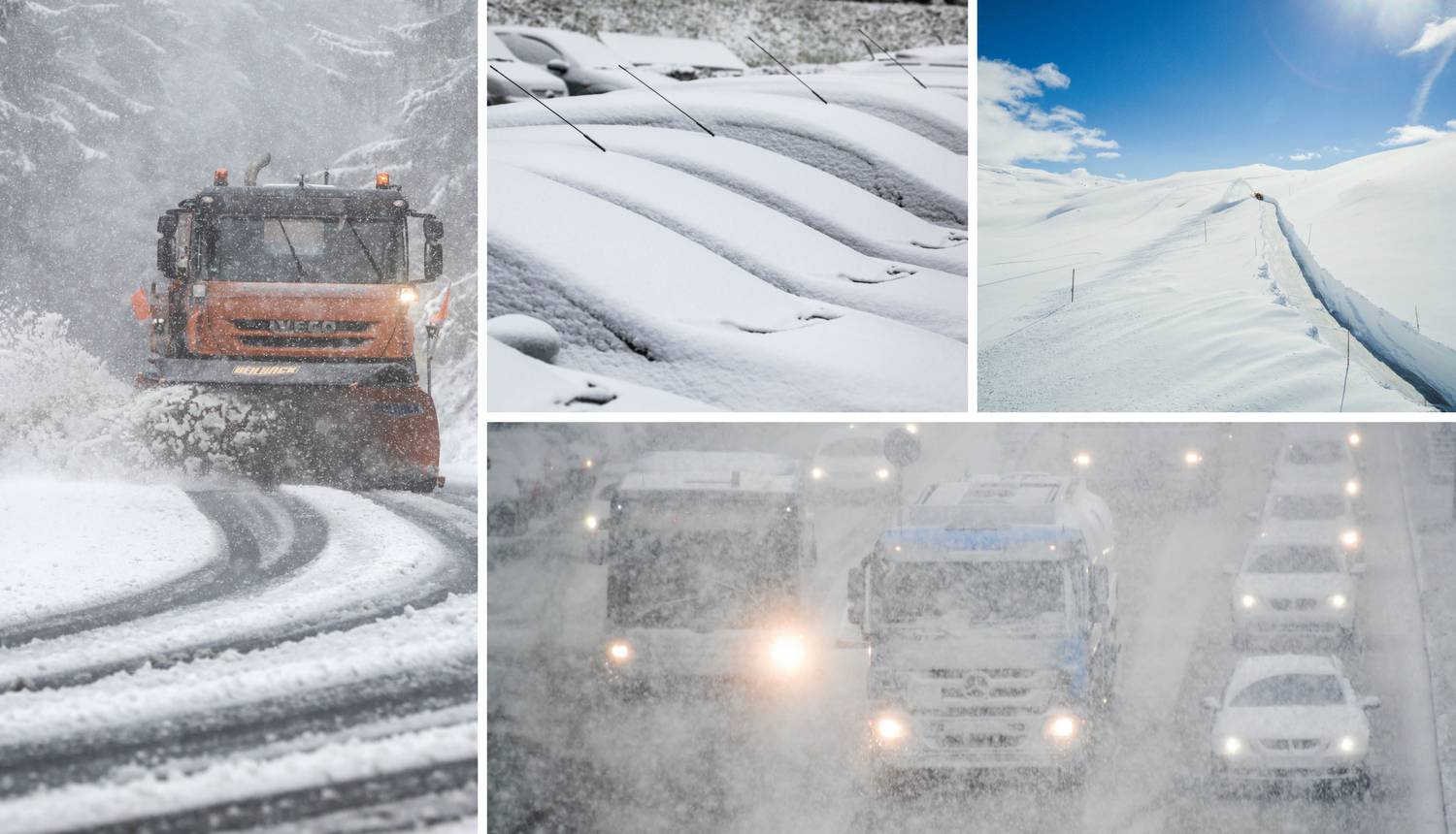 Europa je zatrpana: Snijeg i u  Lici, Gorskom kotaru, Biokovu