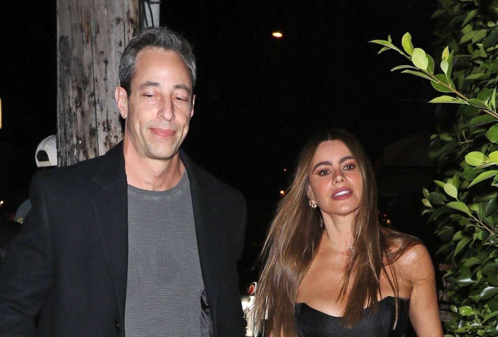 *EXCLUSIVE* Sofia Vergara and new boyfriend Justin Saliman head out for a romantic dinner date in Santa Monica!