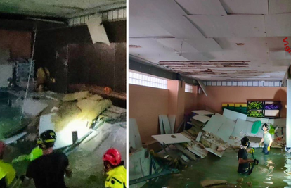 Drama u Italiji: Srušio se strop na bazen u Bariju, spasili troje djece, vatrogasci i dalje tragaju