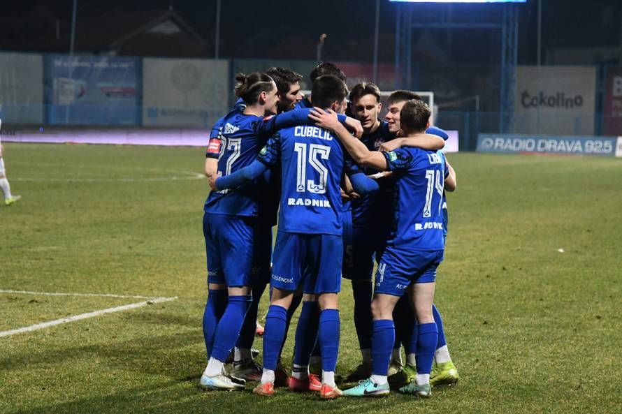 Koprivnica: Slaven Belupo i Gorica u četvrtfinalnoj utakmici Hrvatskog nogometnog kupa