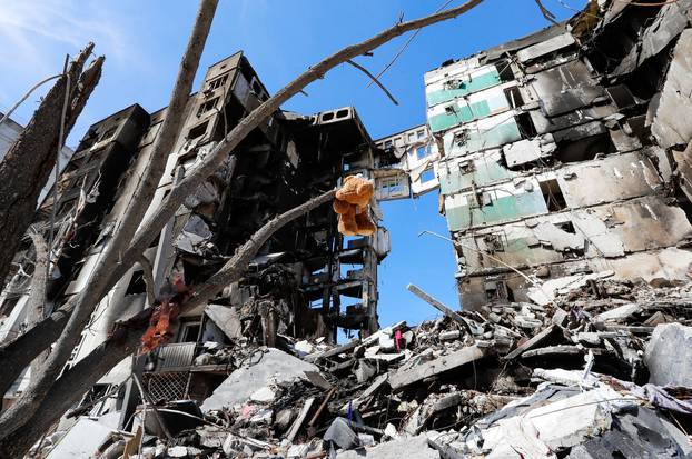 Devastation In Borodyanka Amid Russian Invasion Of Ukraine, Borodyanka of Bucha Raion, Kyiv Oblast - 07 Apr 2022