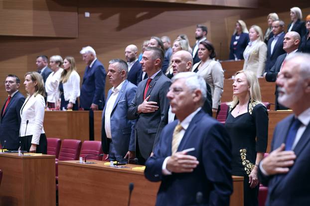 Zagreb: Pocela 7. sjednica Hrvatskoga sabora