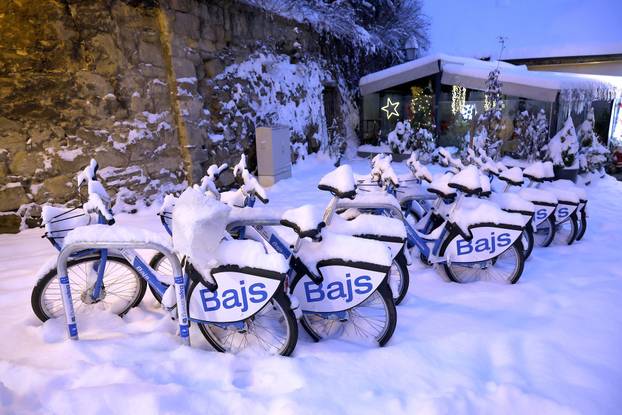 Zagreb: Bajsevi pod snijegom čekaju toplije vrijeme