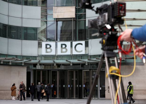 FILE PHOTO: BBC headquarters in London