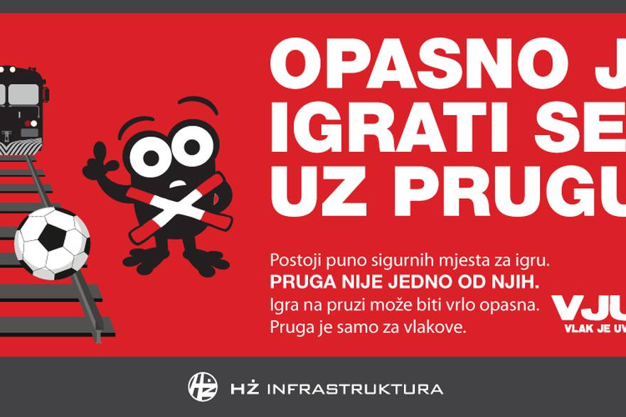 Uz žapca Andriju sigurno na putu do škole: oprez u blizini željezničke pruge!