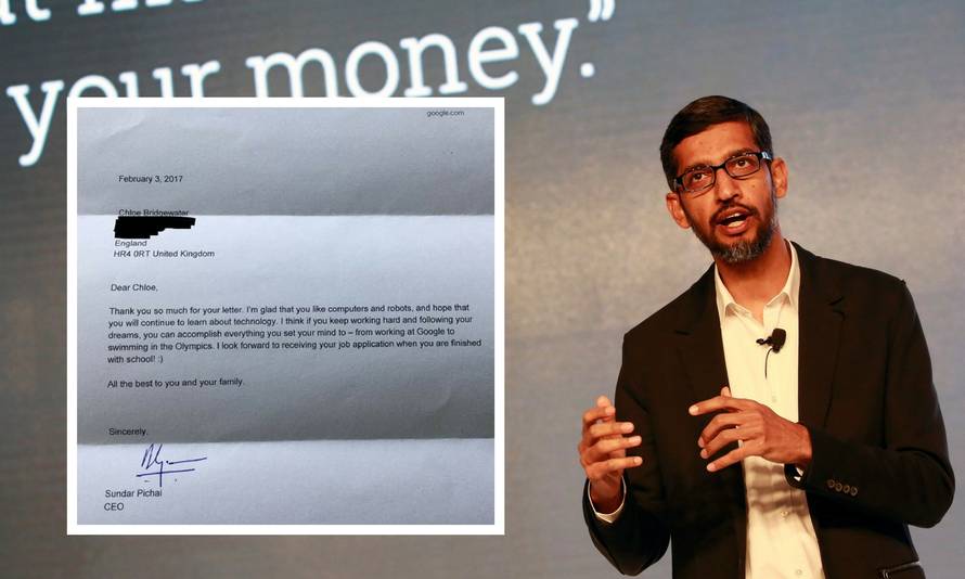 Curica poslala molbu za posao, odgovorio joj sam šef Googlea