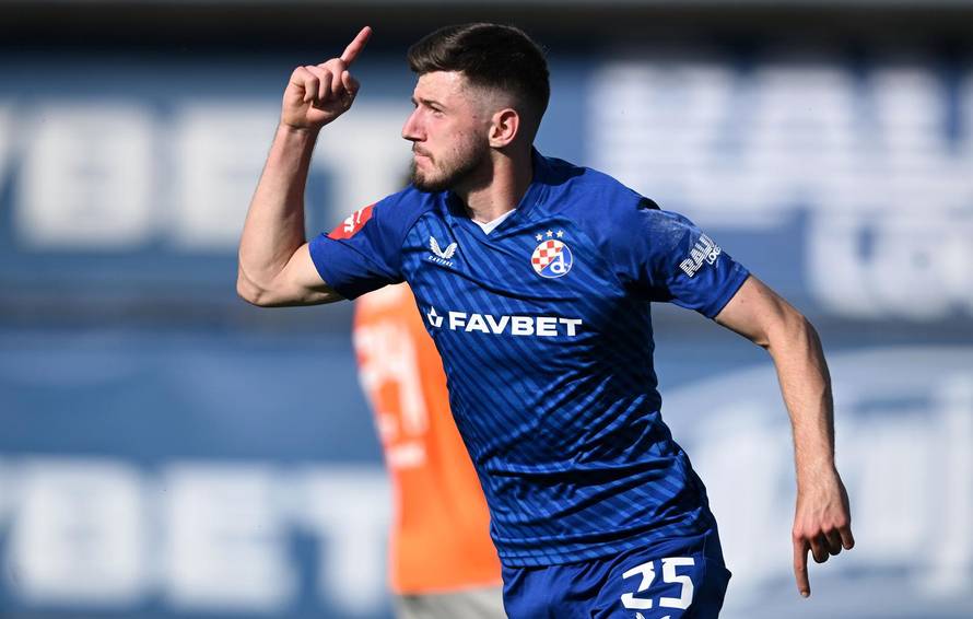 Zagreb: Petar Sučić zabio gol u utakmici Dinamo i Varaždin 