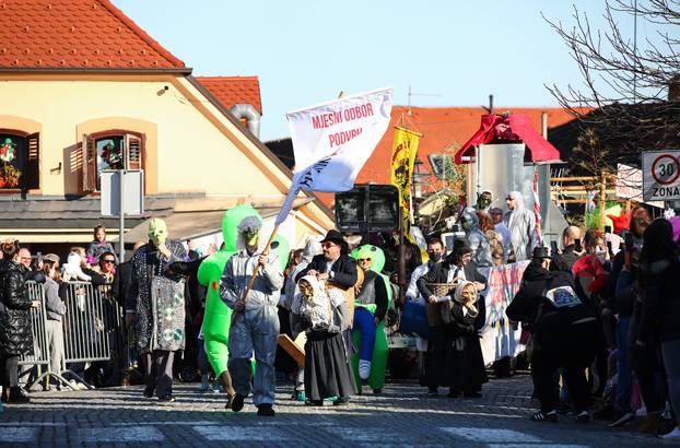 Samobor: Povorka mjesnih odbora i alegorijskih kola na Fašniku