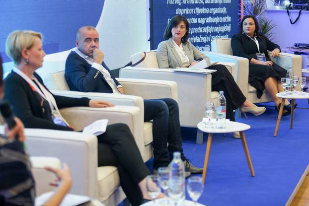 Zagreb: Panel "Sretni i na poslu" tijekom konferencije Poslodavac 3.0