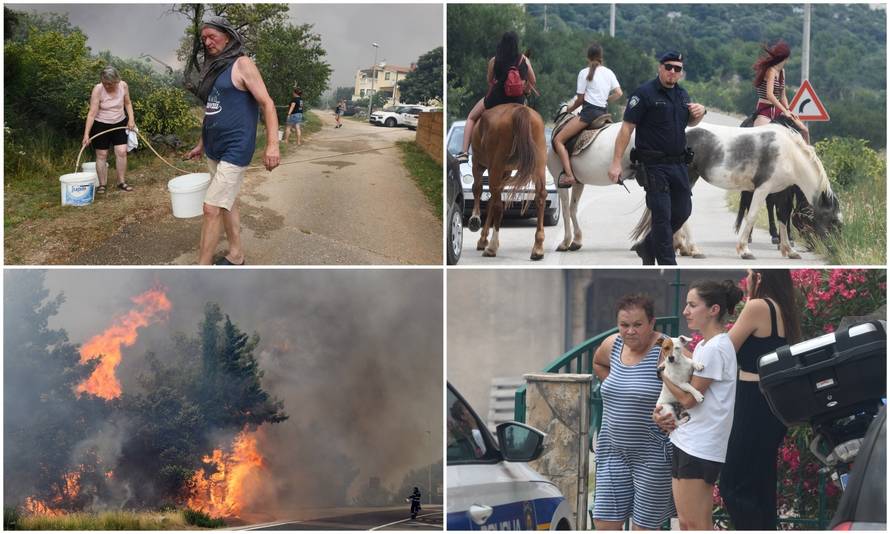 Vatrogasac Mario: Spasili smo žene i dvoje djece iz kuće. Krov je gorio, stavili smo im maske...