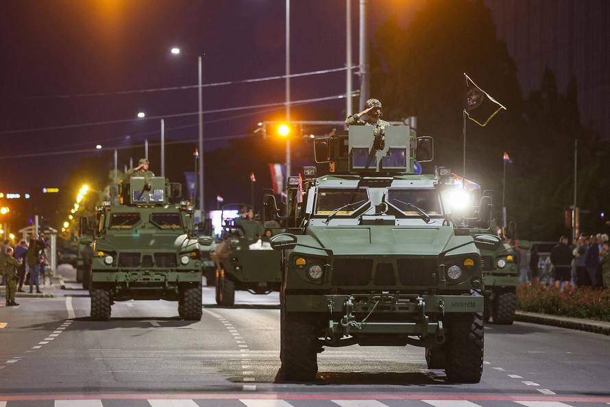 Zagreb: Generalna proba sve?anog vojnog mimohoda