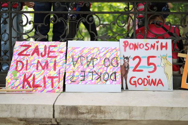 Zagreb: 25. Povorka ponosa LGBTIQ zajednice "Korak po korak, iskorak!"