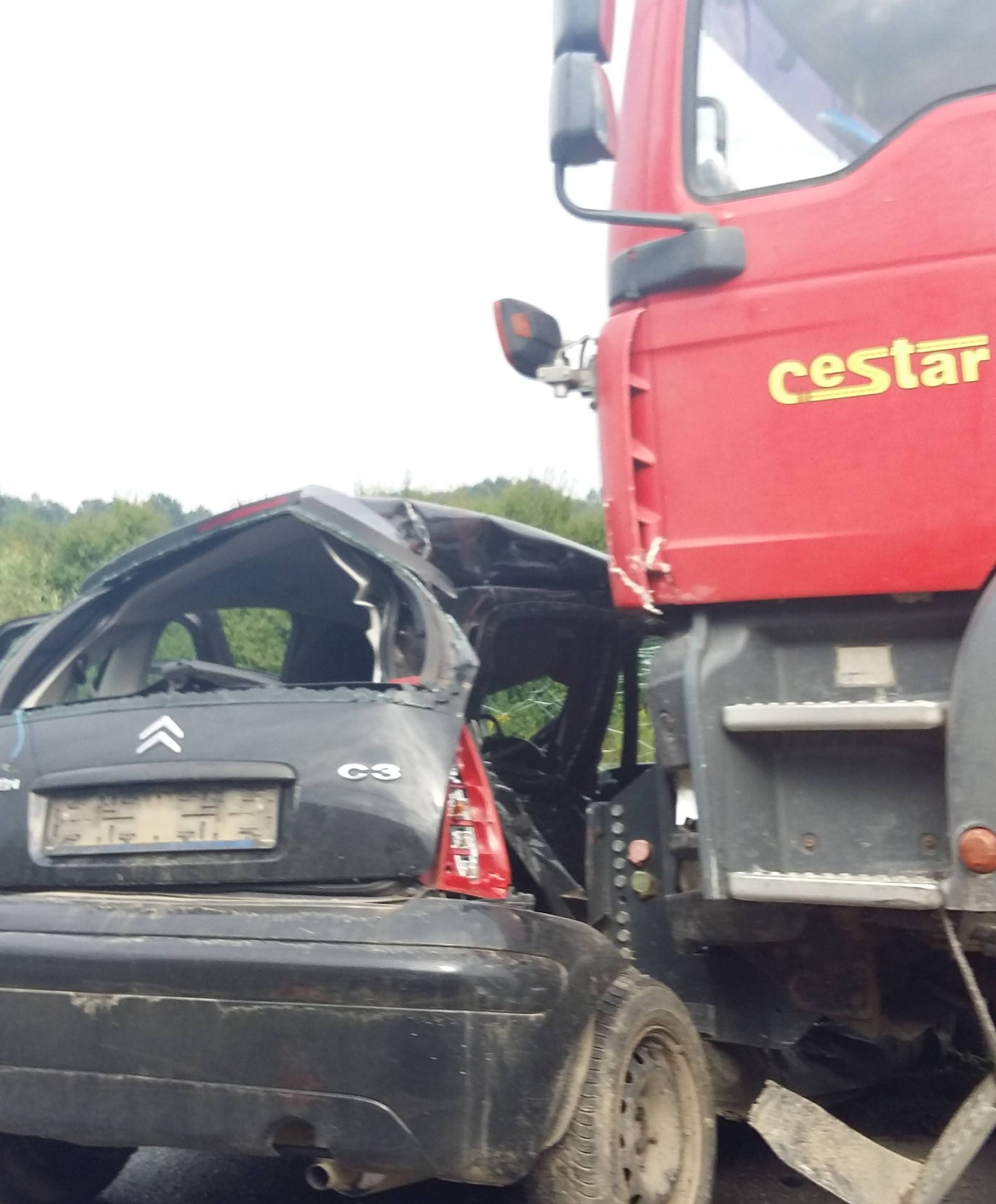 Sudarili se Citroen i kamion: Stradali su majka i sin (19)