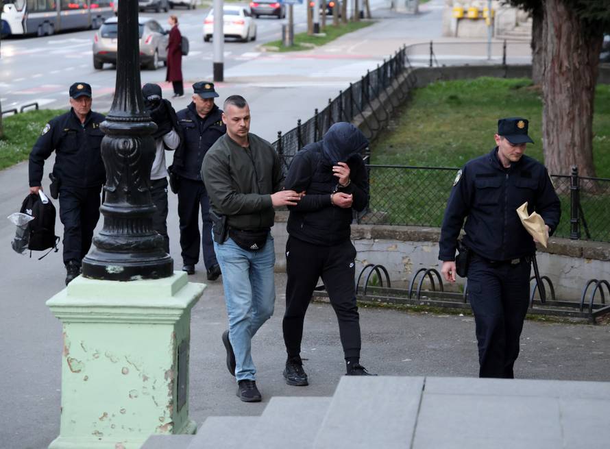 Osijek: Privođenje uhićenih zbog droge i pranja novca kod sudca istrage