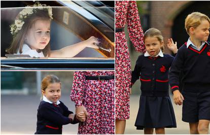 Uzbuđena Charlotte: Princeza s četiri godine krenula u školu