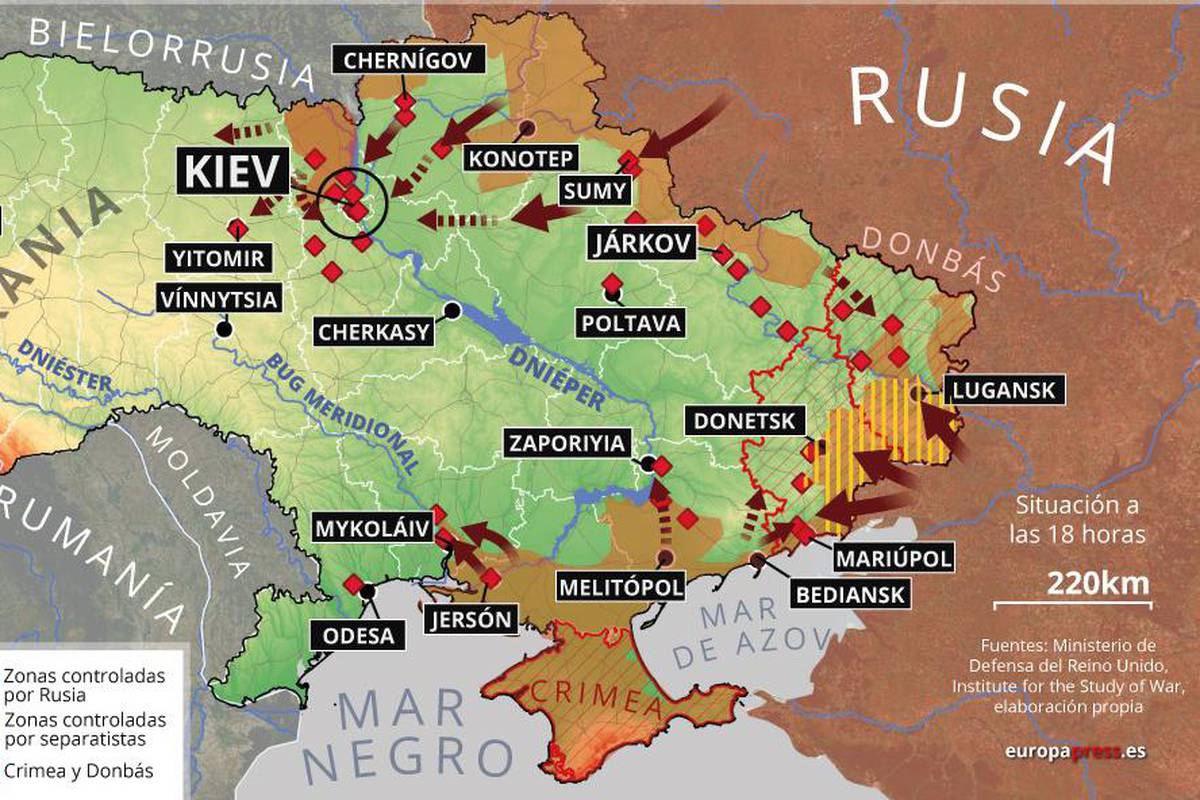 Rusi se fokusirali na opsadu  Kijeva, okruženi Mauripolj je pod stalnim i jakim napadima