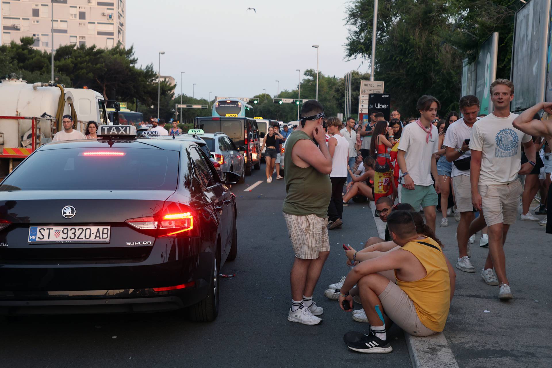 Split: Nakon završetka Ultre taksisti su imali pune ruke posla 