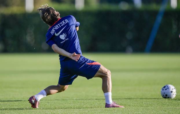Zagreb: Trening hrvatske nogometne reprezentacije